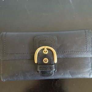 Black Coach Wallet